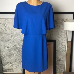 HALSTON Elegant Blue Women's Dress L